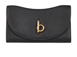 Burberry Rocking Horse Wallet, Calf Leather, Black, MII, DB, 3*